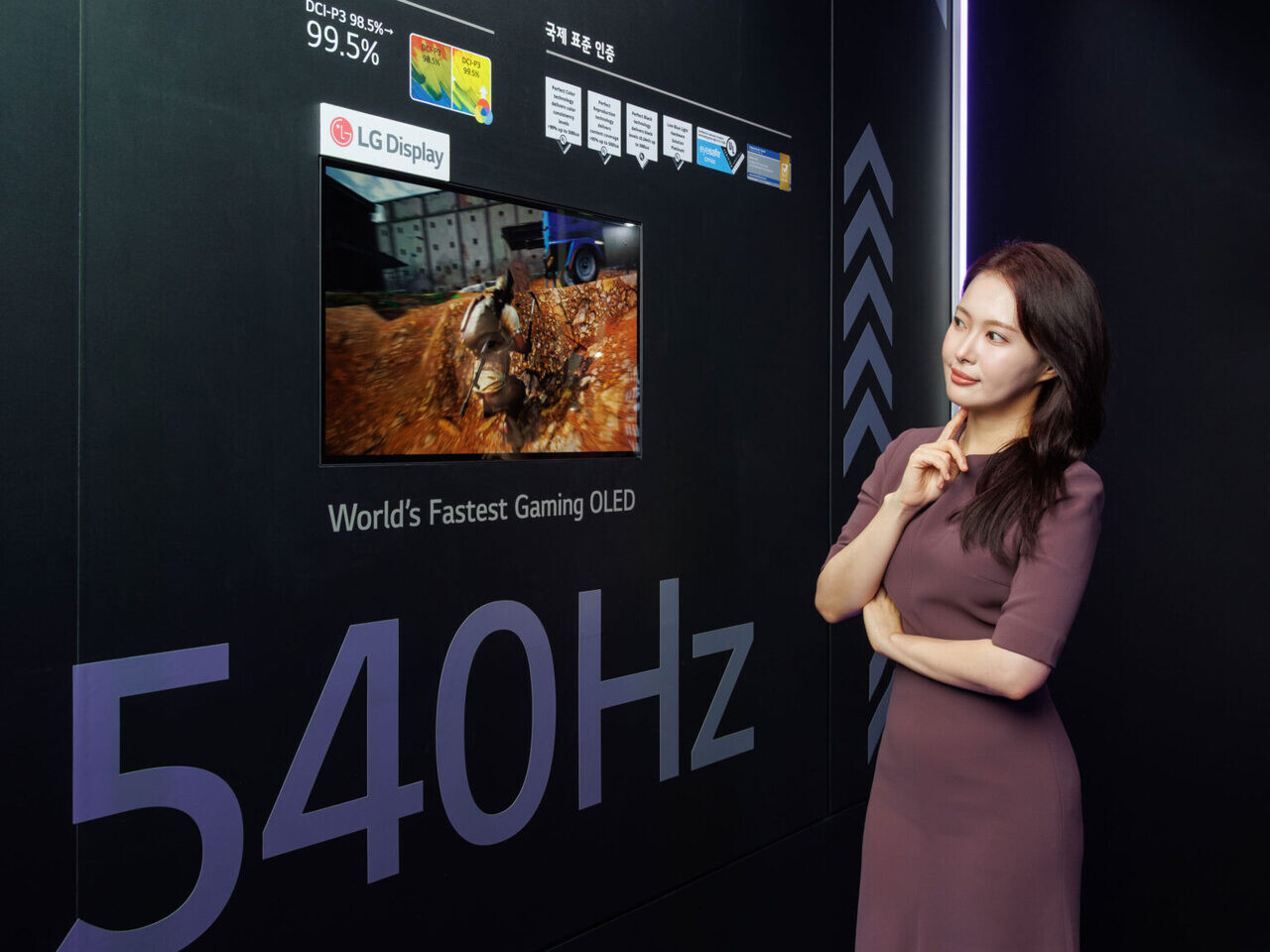 LG Display представила найшвидшу в світі 27-дюймову OLED-панель з частотою 540 Гц